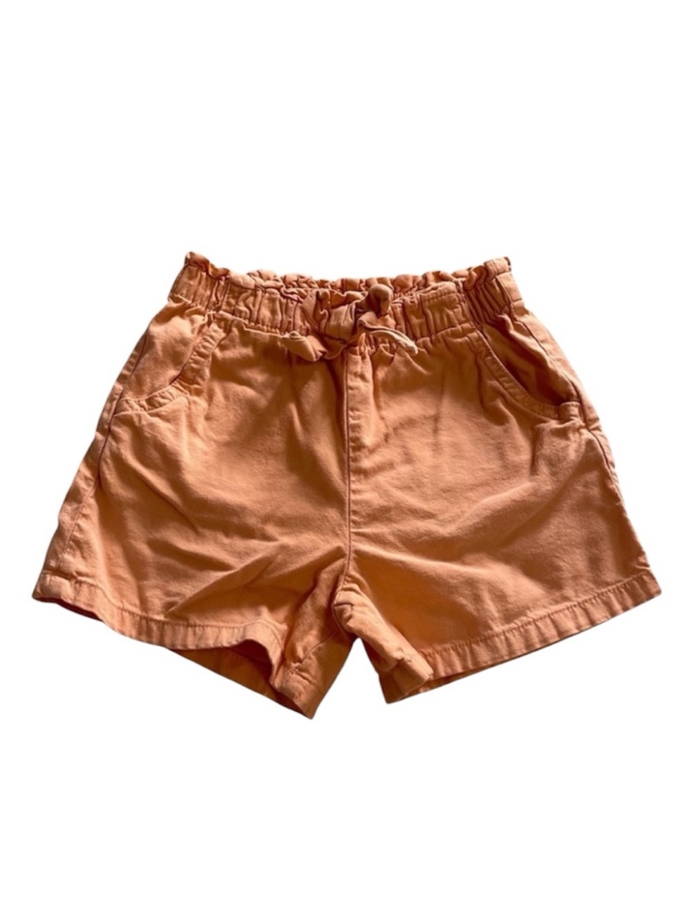 🩵4/$20 — Joe Fresh Girl’s Peach Drawstring Paperbag Waist Shorts 5T